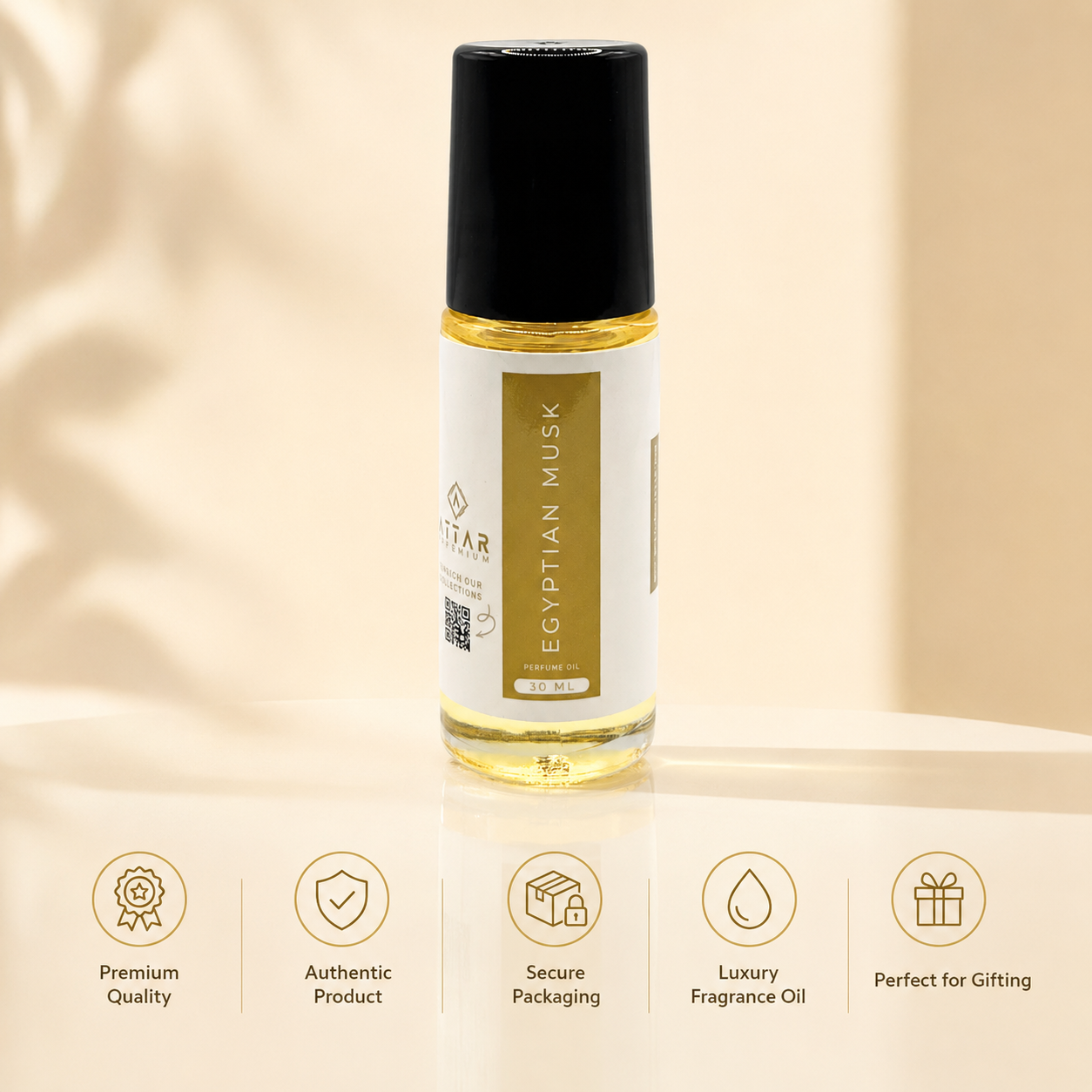 Egyptian Musk Attar Fragrance Oil - Unisex