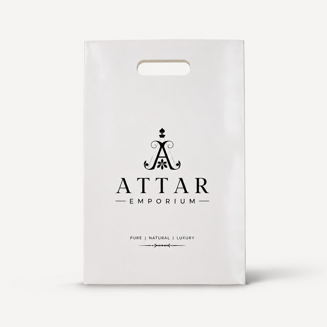 ATTAR EMPORIUM DIE-CUT HANDLE GIFT BAG