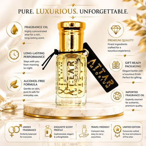 Ameer Al Oud Attar Fragrance Oil luxury oud fragrance oil 6 ML