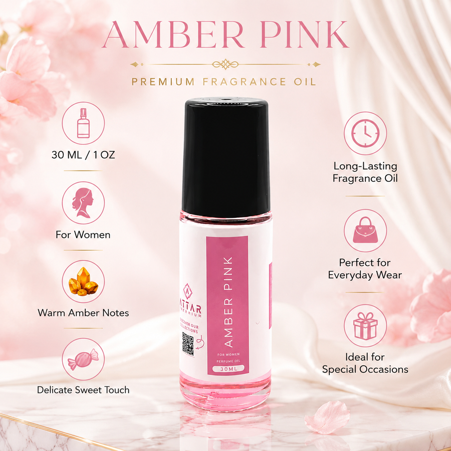 Amber Pink Fragrance Oil 30 ML - For Women