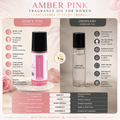 Amber Pink Fragrance Oil 30 ML elegant fragrance bottle by Attar Emporium