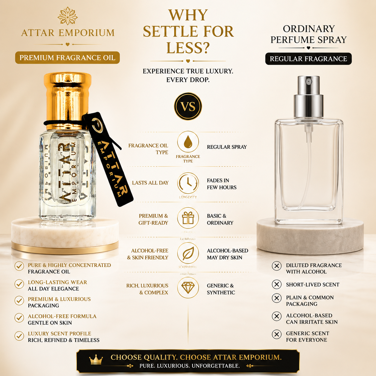 White Oud Attar Fragrance Oil - Unisex