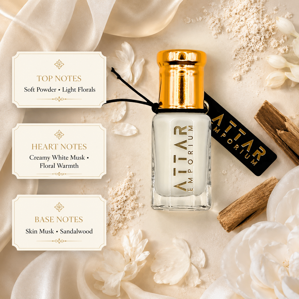 Musk Tahara Attar Fragrance Oil - Unisex