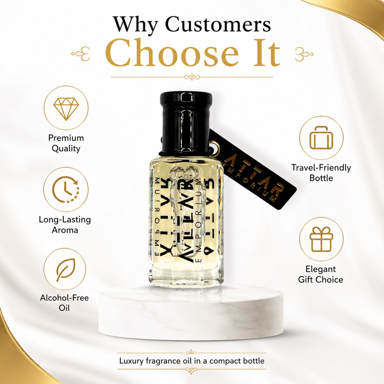 Gold Dust Attar Fragrance Oil - Unisex