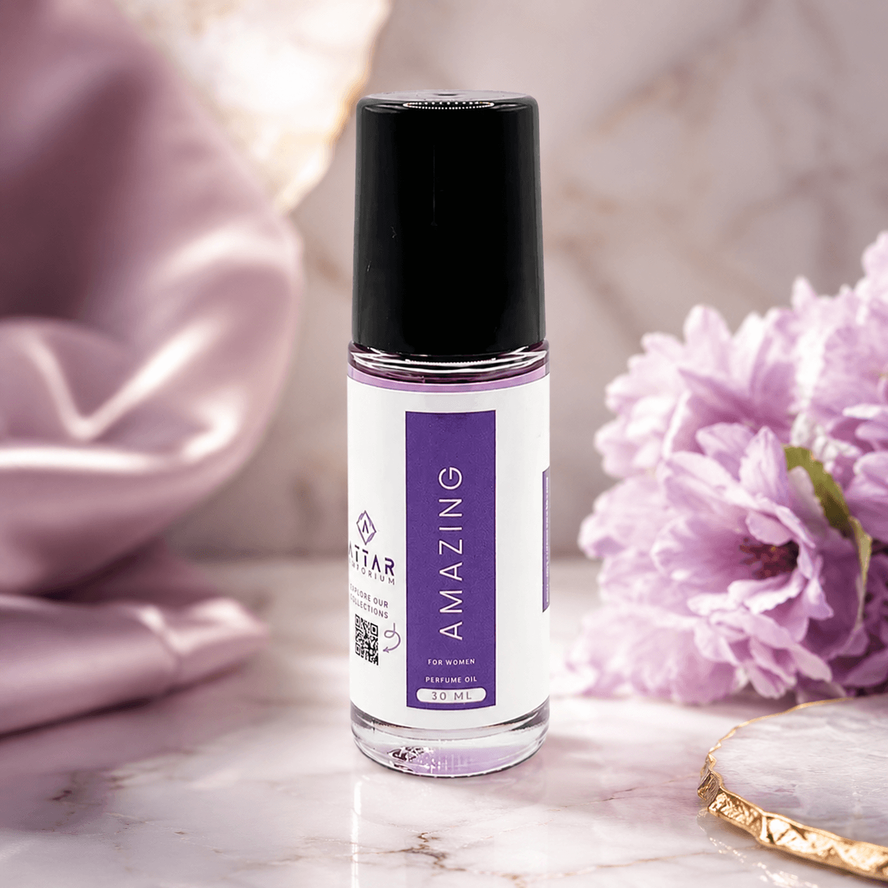 Amazing Fragrance Oil 30 ML premium alcohol-free perfume oil bottle