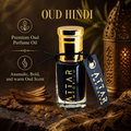 Oud Hindi Attar | Alcohol Free Oud Perfume Oil | 6ml