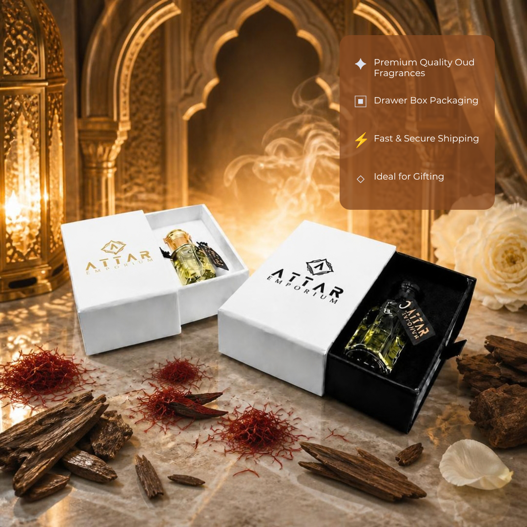 Oriental Oud Attar | Alcohol Free Oud Perfume Oil | Unisex Attar Fragrance