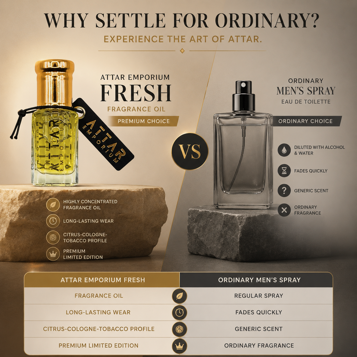 Fresh Fragrance Oil - For Men
