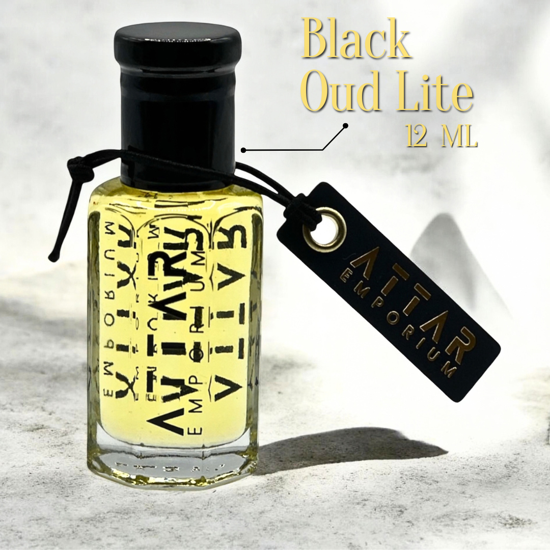 Black Oud Lite Attar Perfume Oil | Alcohol-Free Unisex Fragrance