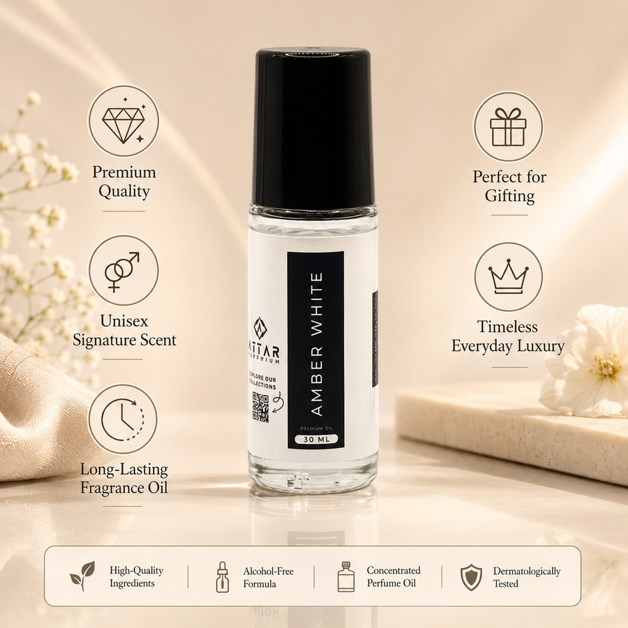 Amber White Fragrance Oil 30 ML - Unisex