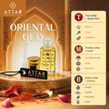 Oriental Oud Attar | Alcohol Free Oud Perfume Oil | Unisex Attar Fragrance