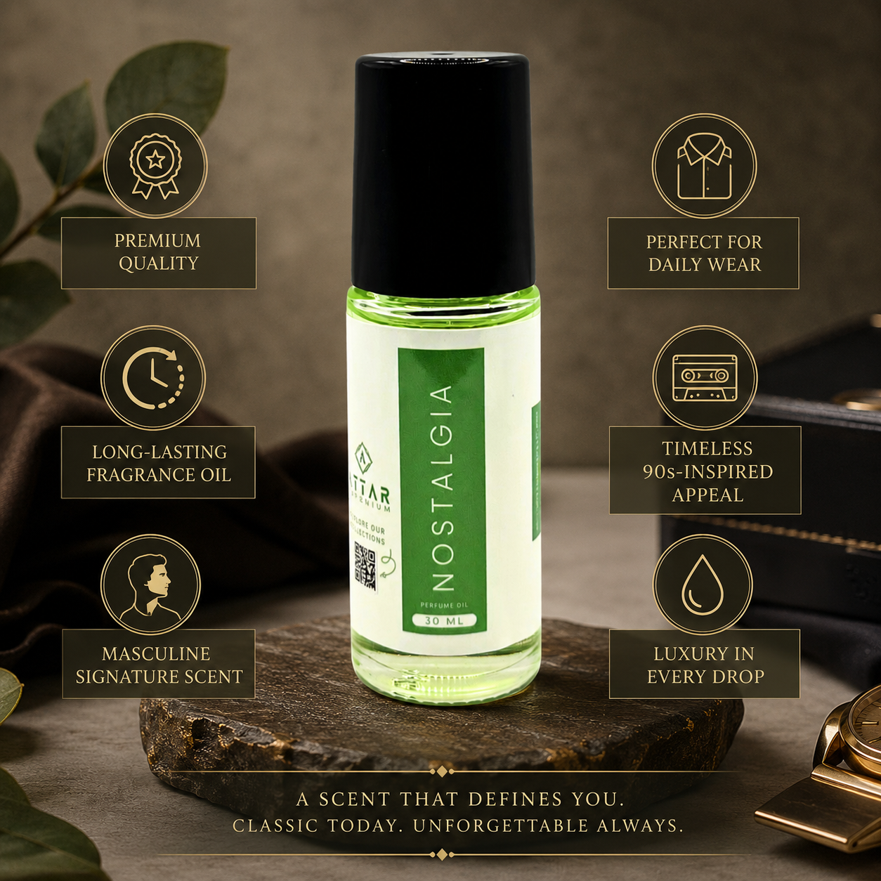 Nostalgia Fragrance Oil 30 ML - For Men
